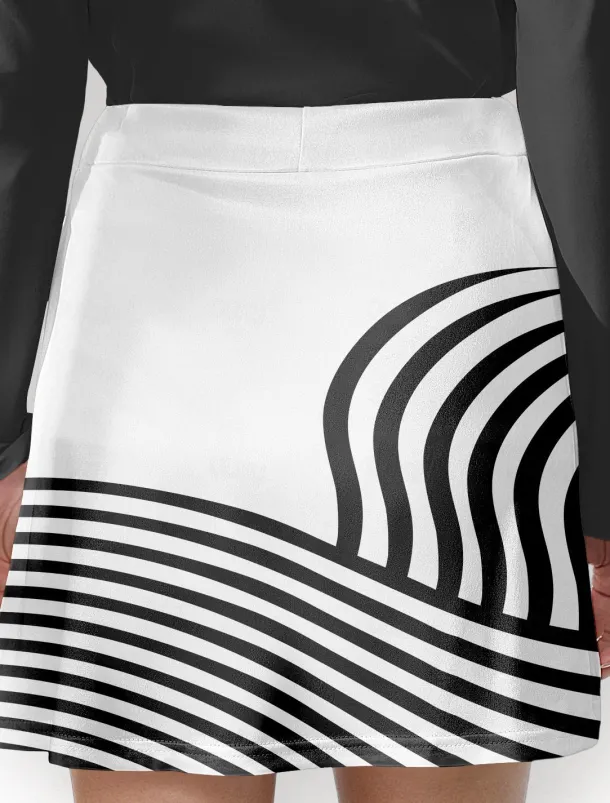 Women's Tennis Skirts Golf Skirts 16inch Pickleball Black Pink Red Sun Protection Tennis Clothing Stripes Ladies Golf Attire Clothes Outfits Wear Apparel