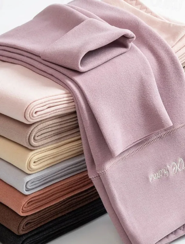 Women's Tights Leggings Plain High Waist Ankle-Length Nude