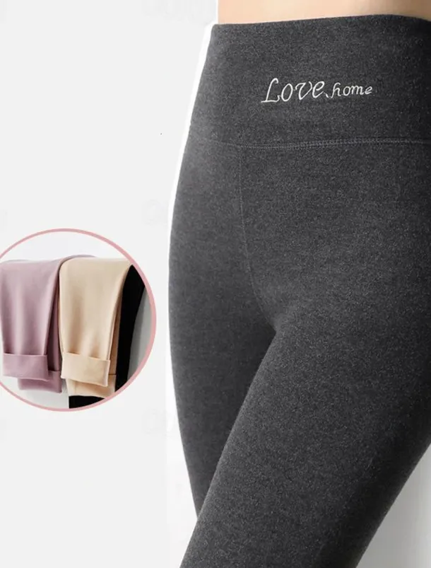 Women's Tights Leggings Plain High Waist Ankle-Length Nude
