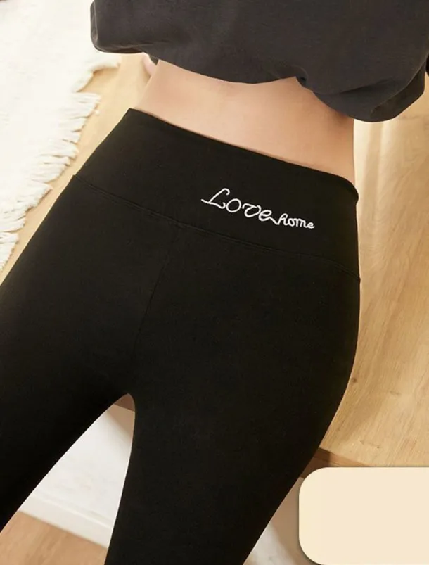 Women's Tights Leggings Plain High Waist Ankle-Length Nude