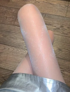 Women's Tights Pantyhose Stockings Summer Tights Sunscreen Leg Shaping High Elasticity Glitter Sexy Casual Daily Black White color One-Size