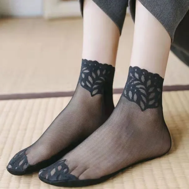 Women's Toe Socks Daily Holiday Lace Spandex Nylon Sexy 1 Pair