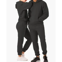 Women's Tracksuit Sweatsuit Casual Fall Long Sleeve Velvet Thermal Warm Soft Fitness Running Jogging Sportswear Activewear Solid Colored Navy Black White