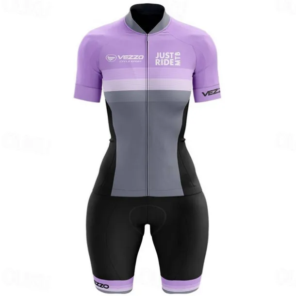 Women's Triathlon Tri Suit Short Sleeve Triathlon Pink+White Blue + Red + Black Black Graphic Bike Lycra Sports Graphic Clothing Apparel