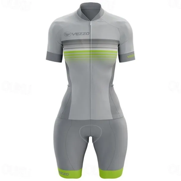 Women's Triathlon Tri Suit Short Sleeve Triathlon Pink+White Blue + Red + Black Black Graphic Bike Lycra Sports Graphic Clothing Apparel