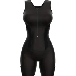 Women's Triathlon Tri Suit Sleeveless Mountain Bike MTB Road Bike Cycling Forest Green Black Pink Bike UV Resistant Breathable Quick Dry Spandex Sports Solid Color Patterned Geometic Clothing Apparel