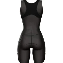 Women's Triathlon Tri Suit Sleeveless Mountain Bike MTB Road Bike Cycling Forest Green Black Pink Bike UV Resistant Breathable Quick Dry Spandex Sports Solid Color Patterned Geometic Clothing Apparel