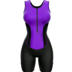 Women's Triathlon Tri Suit Sleeveless Mountain Bike MTB Road Bike Cycling Forest Green Black Pink Bike UV Resistant Breathable Quick Dry Spandex Sports Solid Color Patterned Geometic Clothing Apparel