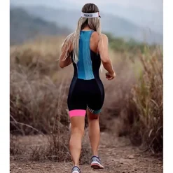 Women's Triathlon Tri Suit Sleeveless Mountain Bike MTB Road Bike Cycling White Black Red Patchwork Bike Clothing Suit Breathable Quick Dry Back Pocket Sweat wicking Spandex Sports Patchwork