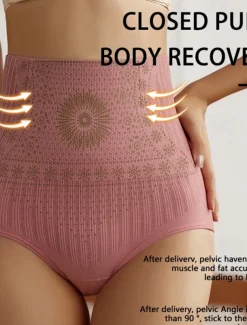 Women's Tummy Control Thong Shapewear for Women High Waist Shaping Panties Mesh Girdle Seamless Slimming Body Shaper Underwear Home Outfits