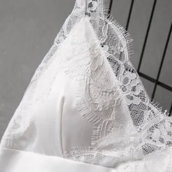 Women's Valentine Dress Sexy Pajamas Pjs Simple Casual Comfort Pure Color Home Party Valentine's Day Sleeveless V Wire Black White Navy Blue Summer Spring