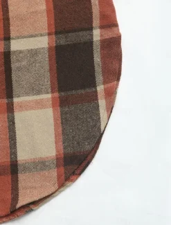 Women's Vest Outdoor Street Daily Wear Fall Winter Long Coat Regular Fit Thermal Warm Breathable Stylish Casual Jacket Sleeveless Stripes and Plaid with Pockets Coffee