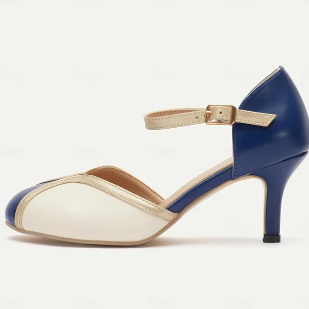 Women's Vintage Green & Gold Suede T-Strap Heels, Retro-Inspired Fashion Shoes for Special Occasions and Everyday Elegance