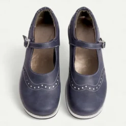 Women's Vintage-Style Mary Jane Shoes with Buckle Strap – Comfortable Retro Faux Leather Flats for Casual Wear
