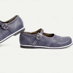 Women's Vintage-Style Mary Jane Shoes with Buckle Strap – Comfortable Retro Faux Leather Flats for Casual Wear