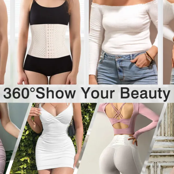 Women's Waist Trainer Shapewears Tummy Control Push Up Front Close Office Yoga Running Gym Plus Size Sport Breathable Solid Color Hook & Eye Home Outfits