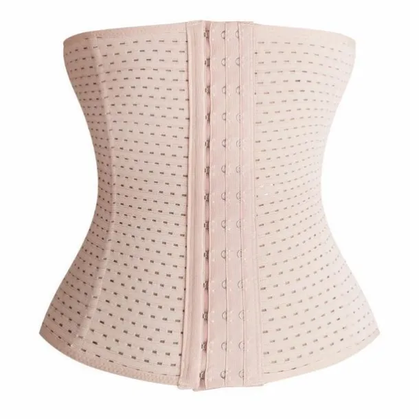 Women's Waist Trainer Shapewears Tummy Control Push Up Front Close Office Yoga Running Gym Plus Size Sport Breathable Solid Color Hook & Eye Home Outfits