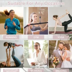 Women's Waist Trainer Shapewears Tummy Control Push Up Front Close Office Yoga Running Gym Plus Size Sport Breathable Solid Color Hook & Eye Home Outfits