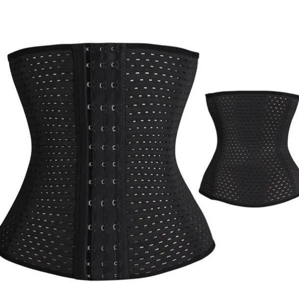 Women's Waist Trainer Shapewears Tummy Control Push Up Front Close Office Yoga Running Gym Plus Size Sport Breathable Solid Color Hook & Eye Home Outfits