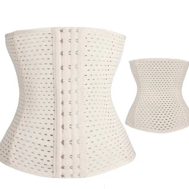 Women's Waist Trainer Shapewears Tummy Control Push Up Front Close Office Yoga Running Gym Plus Size Sport Breathable Solid Color Hook & Eye Home Outfits