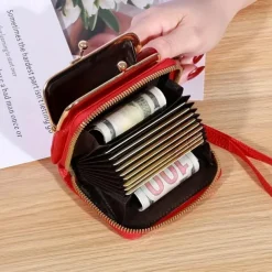 Women's Wallet Coin Purse Credit Card Holder Wallet PU Leather Shopping Daily Zipper Waterproof Lightweight Durable Solid Color Black Yellow Pink