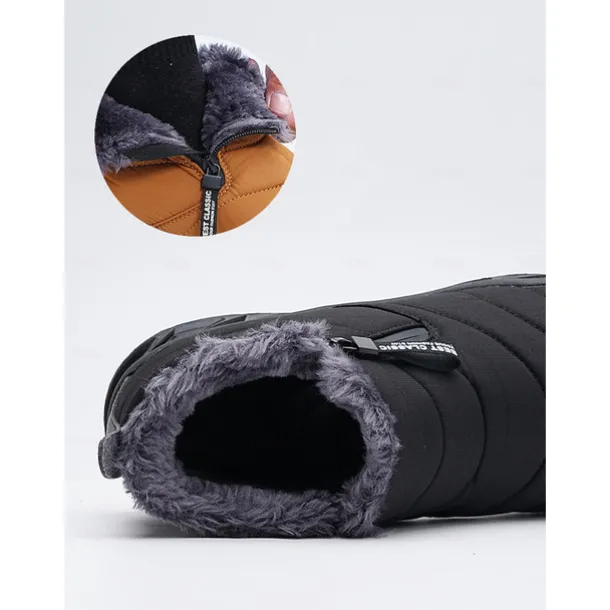 Women's Waterproof Warm Winter Ankle Boots with Plush Lining – Non-Slip Outdoor Snow Shoes for Cold Weather