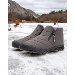 Women's Waterproof Warm Winter Ankle Boots with Plush Lining – Non-Slip Outdoor Snow Shoes for Cold Weather