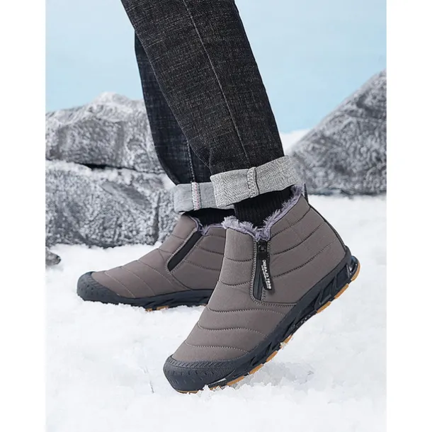 Women's Waterproof Warm Winter Ankle Boots with Plush Lining – Non-Slip Outdoor Snow Shoes for Cold Weather