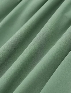 Women's Wedding Guest Cocktail Dress Maxi Dress Contrast Lace Party Elegant Formal V Neck Short Sleeve Pink Green Gray Color