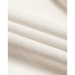 Women's Wedding Guest/Party Maxi Dress White Smocked Waist V-Neck 3/4 Sleeve Formal Elegant Dress dress to impress 2024