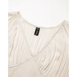 Women's Wedding Guest/Party Maxi Dress White Smocked Waist V-Neck 3/4 Sleeve Formal Elegant Dress dress to impress 2024