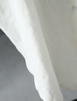 Women's White Dress Shirt Dress Cotton Linen Dress Midi Dress Office Vacation Linen Basic Casual Shirt Collar Button Long Sleeve Summer Spring Loose Fit Plain