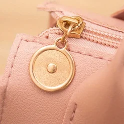 Women's White Faux Leather Handbag with Top Handle and Front Buckle Detail – Elegant Structured Satchel for Office, Travel, and Daily Use