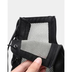 Women's White Mesh Lace-Up Disco Dance Boots - Retro High Heel Ankle Boots for Vintage Party & Clubwear