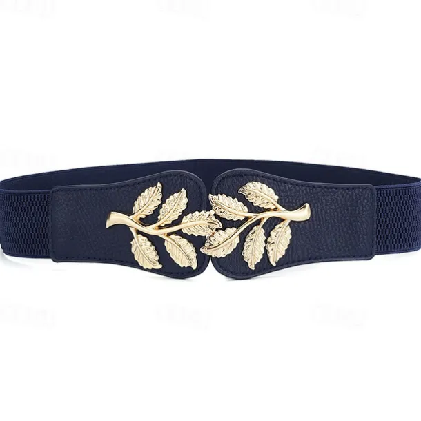 Women's Wide Belt Corset Belt Canvas Metal Bucke Geometric Cord Wowen Formal Work Daily Black White Red Navy Blue
