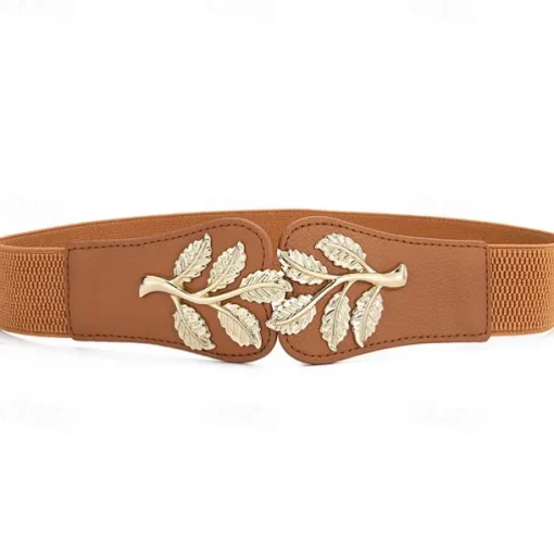 Women's Wide Belt Corset Belt Canvas Metal Bucke Geometric Cord Wowen Formal Work Daily Black White Red Navy Blue