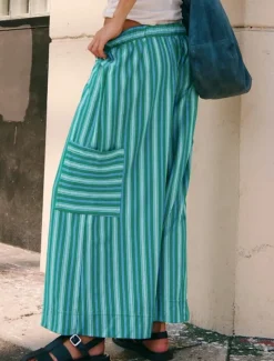 Women's Wide Leg Chinos Vacation Fashion Streetwear Full Length High Waist Plain Elastic Waistband Printing Comfy Soft Comfortable Micro-elastic Outdoor Vacation Street Orange red Blue Orange Green