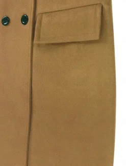 Women's Winter Coat Coat Cloak / Capes Windproof Warm Pocket Casual Street Style Plain Vacation Work Street Daily Wear Single Breasted Turndown Loose Fit Long Sleeve Outerwear Red Blue Green Fall