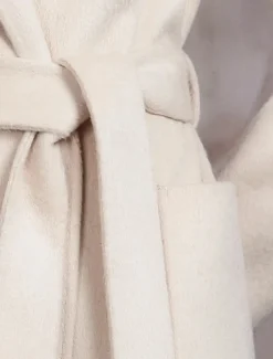 Women's Winter Coat Coat Warm Breathable Pocket With Belt Active Fashion Comfortable Street Style Solid Color Outdoor Vacation Daily Wear Going out Single Breasted Long Turndown Regular Fit Long