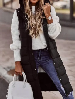 Women's Winter Coat Down Jacket Puffer Vest Jacket Casual Jacket Outdoor Street Wear Fall Winter Coat Casual