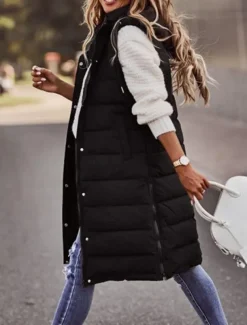 Women's Winter Coat Down Jacket Puffer Vest Jacket Casual Jacket Outdoor Street Wear Fall Winter Coat Casual