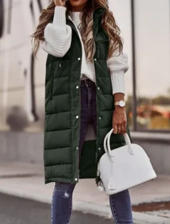 Women's Winter Coat Down Jacket Puffer Vest Jacket Casual Jacket Outdoor Street Wear Fall Winter Coat Casual