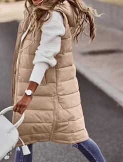 Women's Winter Coat Down Jacket Puffer Vest Jacket Casual Jacket Outdoor Street Wear Fall Winter Coat Casual
