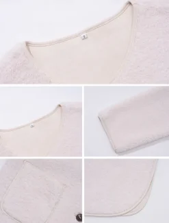 Women's Winter Coat Outdoor Street Daily Wear Fall Winter Long Coat Regular Fit Thermal Warm Breathable Stylish Casual Jacket Long Sleeve Plain with Pockets Army Green Khaki Apricot