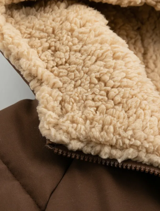 Women's Winter Coat Puffer Jacket Fleece Jacket Coat Outdoor Street Daily Wear Fall Winter Long Coat Regular Fit Thermal Warm Windproof Comtemporary Casual Street Style Jacket Long Sleeve Solid Color