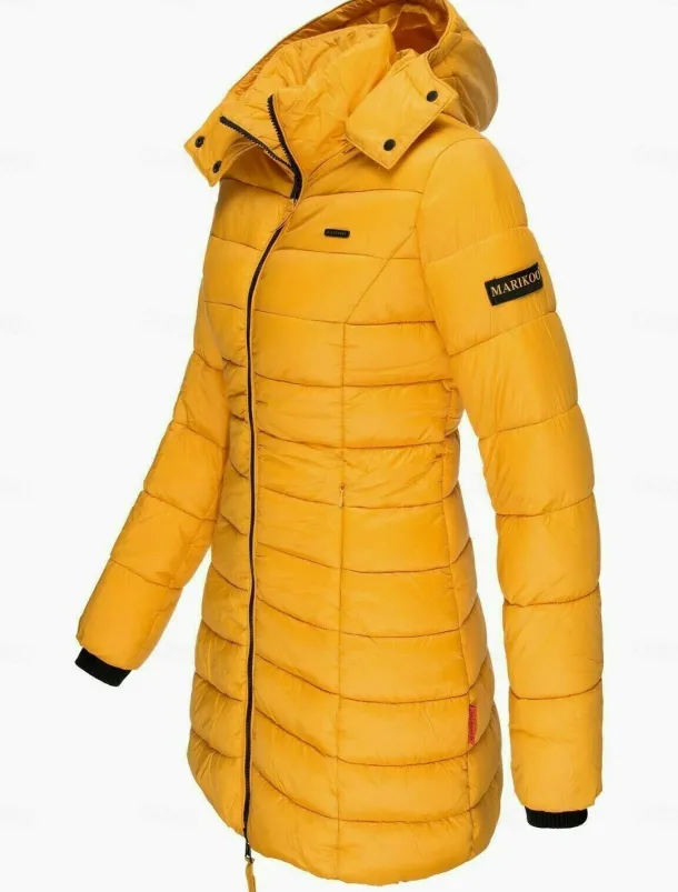 Women's Winter Coat Winter Jacket Parka Warm Breathable Pocket Full Zip Active Casual Comfortable Solid Color Outdoor Vacation Daily Wear Going out Zipper Regular Hoodie Regular Fit Long Sleeve