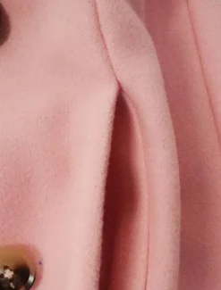 Women's Winter Coat Winter Jacket Outdoor Street Daily Fall Winter Long Coat Regular Fit Warm Breathable Comtemporary Stylish Jacket Long Sleeve Solid Color with Pockets Pink