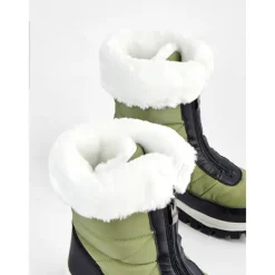 Women's Winter Snow Boots with Faux Fur Lining – Waterproof, Insulated, and Rugged Sole for Cold Weather Outdoor Activities