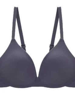 Women's Wireless Bras Double Strap Adjustable Full Coverage V Neck Breathable Pure Color Hook & Eye Date Casual Daily Nylon 1PC Green Black / Bras & Bralettes Home Outfits