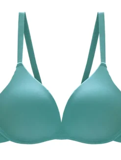 Women's Wireless Bras Double Strap Adjustable Full Coverage V Neck Breathable Pure Color Hook & Eye Date Casual Daily Nylon 1PC Green Black / Bras & Bralettes Home Outfits